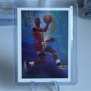 1990 Michael Jordan NBA Hoops Chicago Bulls. NBA champions.